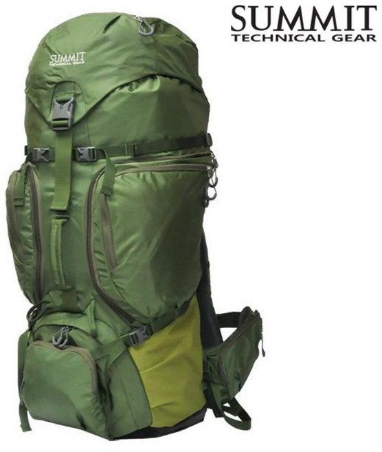 써미트 보스 등산배낭 80L, 올리브 그린