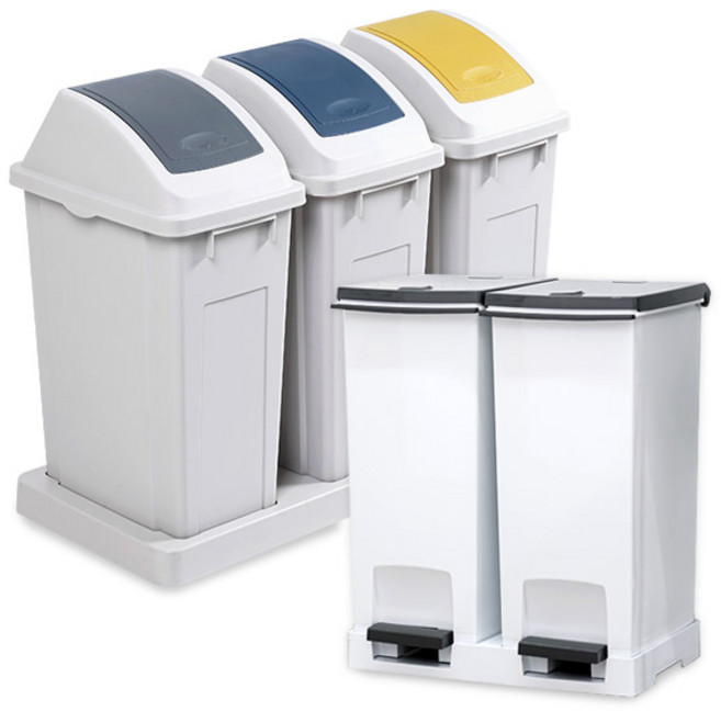프랑코 분리수거함 모음 / 대용량 분리수거함 페달형 분리수거함 휴지통 쓰레기통, 선택03:프랑코 대용량 분리수거함2칸(100L), 1개
