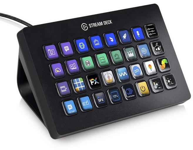 [Amazon.co.jp Stream Deck XL XL [32 한정]Elgato 엘가토 스트림 데크 키 배열] 라이브, 한개옵션1