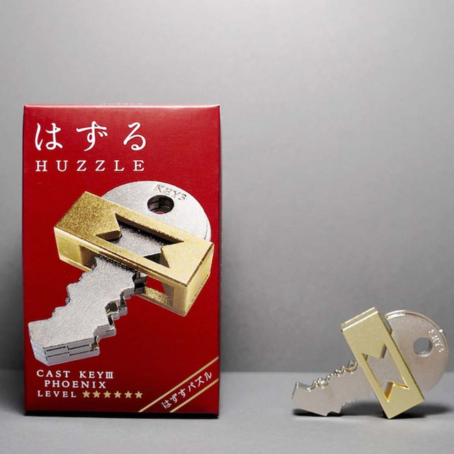 하나야마 캐스트퍼즐 리미티드 키3피닉스 난이도 최상급, 1개, 골드/실버, 4피스