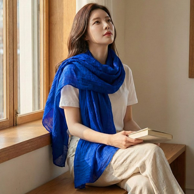 핑크슈 비비드 무지스카프 35종