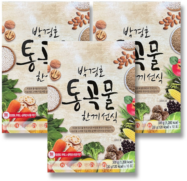 보의당 박경호 통곡물 한끼선식, 300g, 3개
