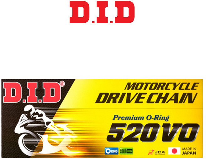 D.I.D 오토바이 체인 520VO 750cc급, 1개