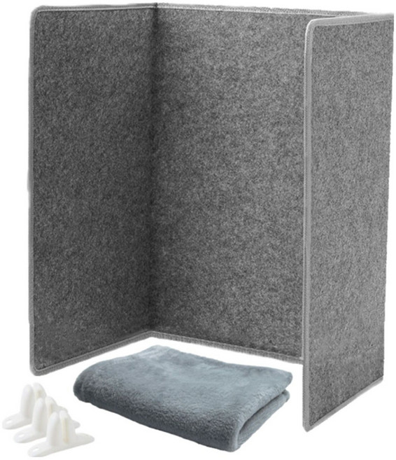 우스틴스 3단 접이식 파티션히터 발난로, 그레이, 697G007