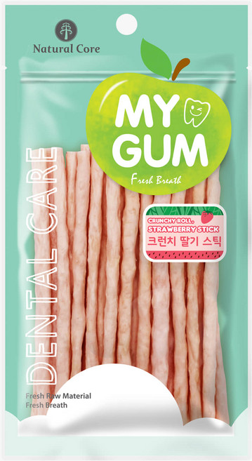 네츄럴코어 크런치 딸기 스틱 S 23P X 2개, 딸기 23p, 69g