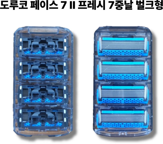 PACE 7II 프레쉬 면도날, 4개입, 1개