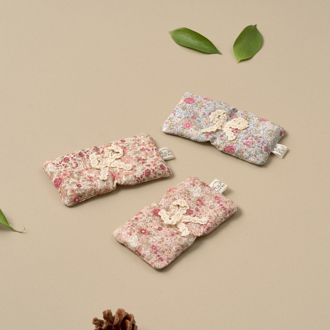 강아지 눈 찜질안대 다래끼 안검염 안구건조증 백내장 녹내장 결막염 반려견 발열팩 온열기구, 하늘, 면 거즈 2장 추가, 대, 1개, 1개입