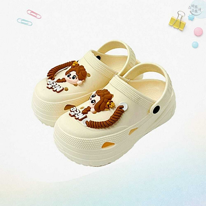 여성 샌들 슬리퍼 여름용 베이지 230mm 신발 가벼운샌들 여행샌들