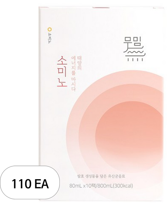 무밈 소미노 음료, 80ml, 110개