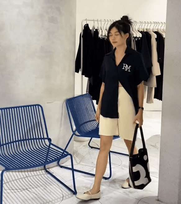 모던 통근 토트백 대용량 토트백 숄더 버킷백