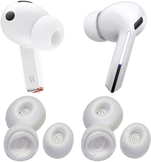 버즈3프로이어팁 버즈3이어팁 갤럭시 SM-R630N 컴포터블핏, 1세트, 화이트L/M/S, 이어팁