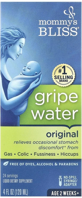 Mommy's Bliss 그라이프 워터 오리지널 생후 2주 이후 120ml(4fl oz), MommysBliss그라이프워터오리지널생후2주이후120, 1개, 120ml - 쿠팡