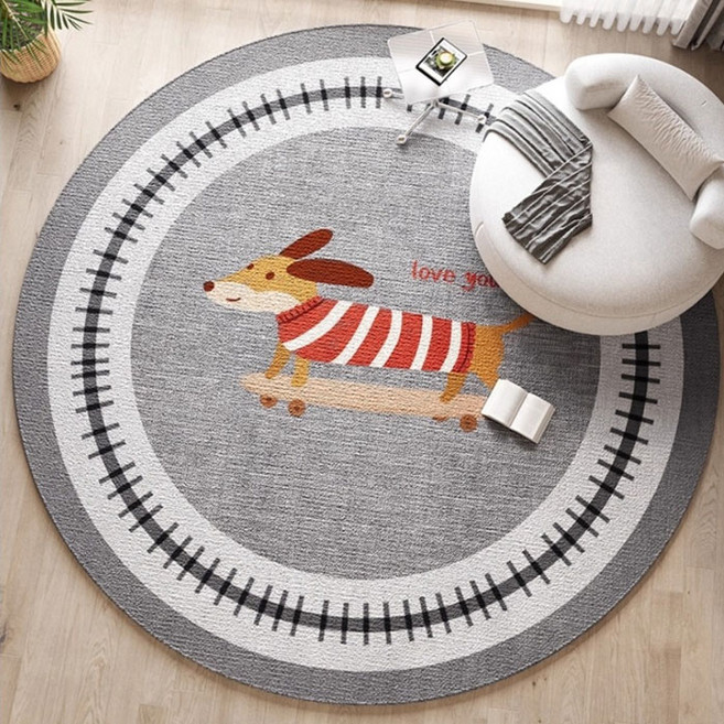 리진 코지벨 원형 러그 (160cm)