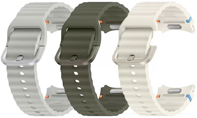 삼성 갤럭시 워치7 6 5 4 호환 프로 클래식 스트랩 스포츠 밴드, 1개, 화이트크림