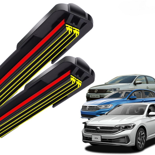 1+1 폭스바겐 제타 6세대 7세대 전차종 순정 호환형 초밀착 와이퍼 윈도우 브러쉬 와이퍼블레이드, T2-제타5C6(11-18)-600+475/B2