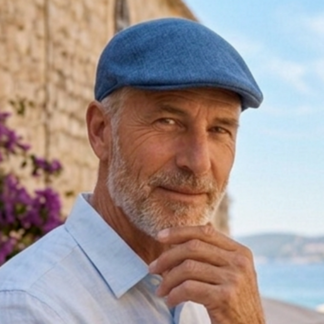 낭만삼춘 C03 심플한 통기성 중년 남성 사계절 헌팅캡