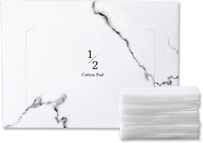 크리스마 1/2 화장솜, 100매입, 1개