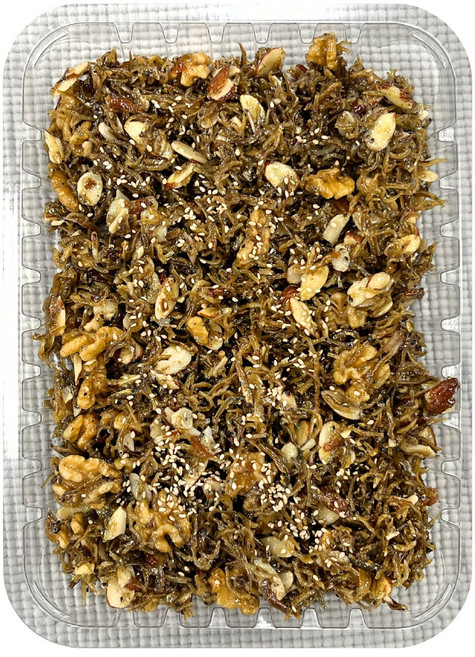 [집밥연구소] 대용량 아몬드호두멸치조림, 1개, 400g