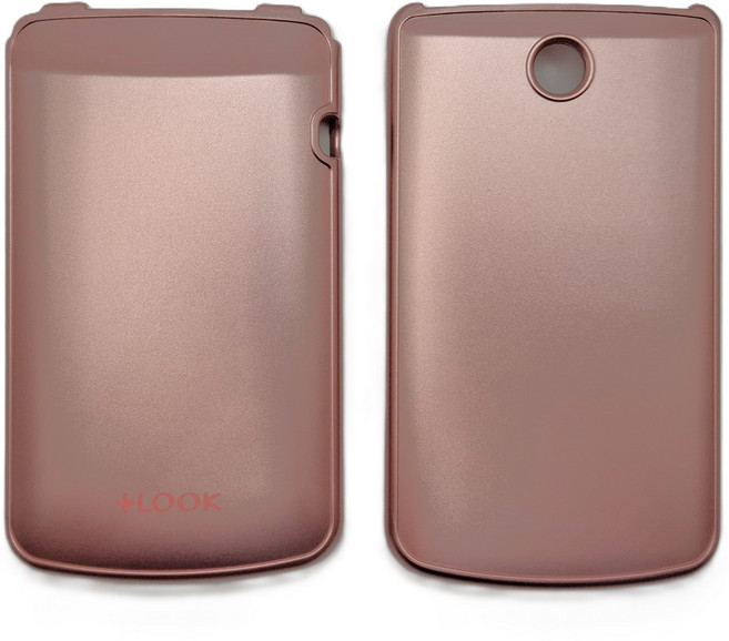 LG 와인 3G 휴대폰 케이스 T390 폴더폰 플러스룩 PlusLook 메탈릭 하드케이스 (LG-T390K)