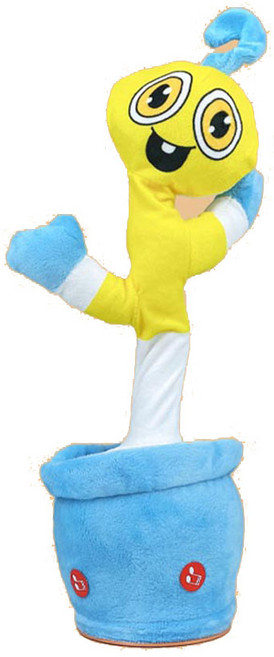 춤추는 선인장 인형 녹음기능 애착 봉제 말따라하는 움직이는 신나는 음악, 베이비 선인장, 1개, 베이비, 34cm