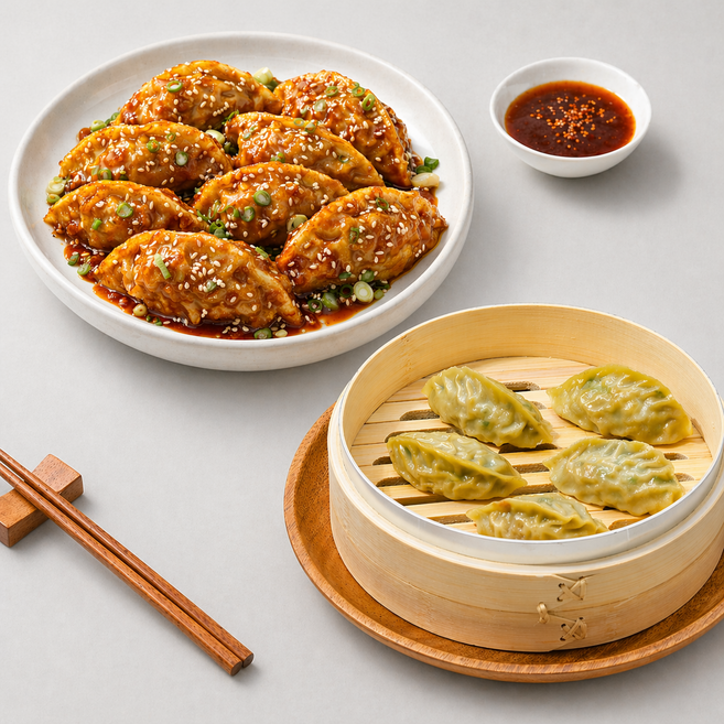 장이당 국내산 단짠단짠 갈비만두, 1kg, 1개