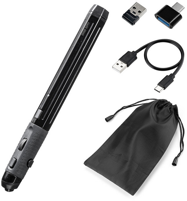 SANWA 일본식 무선 마우스 펜형 마우스 Type-C 가정 및 사무용, 레드