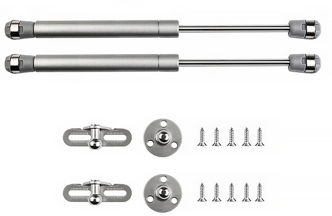 리빙로드 80N 가스 쇼바 스프링 유압봉 (8kg), 1개, 실버