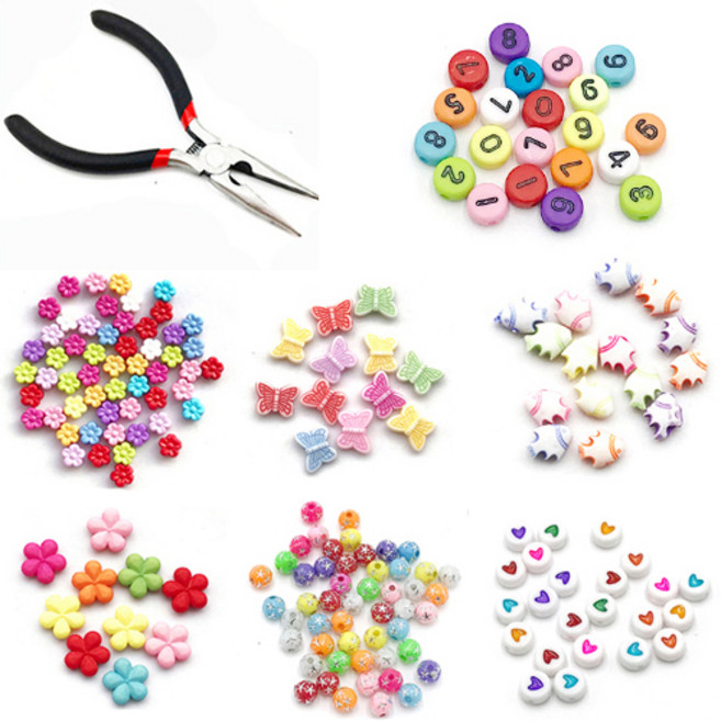 한지붕샵 비즈재료 팔찌 만들기 다용도 놀이 수공예모음, 27파스텔물고기(120개), 1개