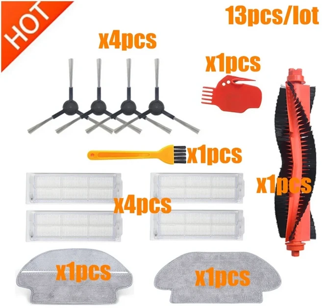 청소기 필터호환 로봇 청소기 부품 액세서리 호환 JIA M365 VRVCLB, 13 5