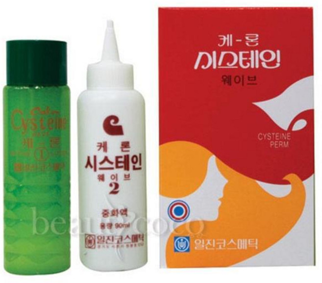 캐론 시스테인 웨이브 파마약 90ml 미용실 펌제, 60개
