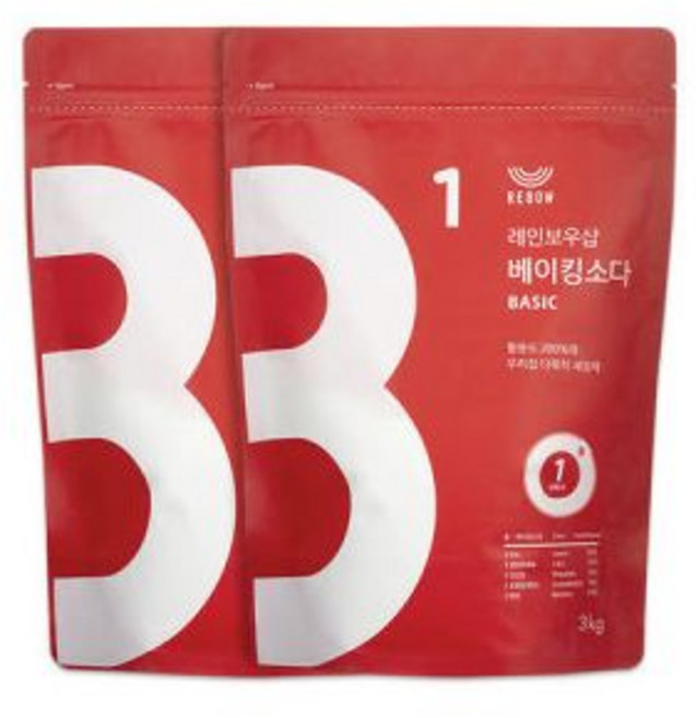 베이킹소다 베이직 3kg x2