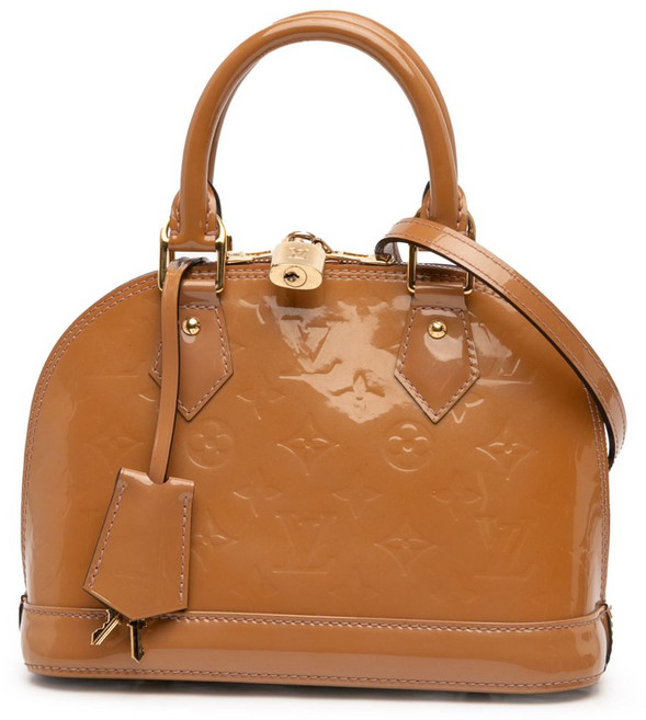 루이 비통 중고 2012 모노그램 베르니 알마 BB 사첼 백