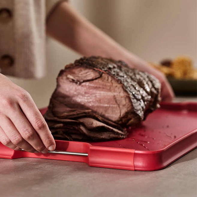 조셉조셉 컷앤카브 플러스 홍진경 김치 도마 josephjoseph, 레드, 1개