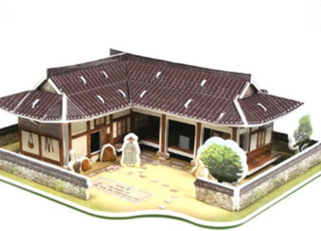 크래커플러스 입체퍼즐 기와집, 41피스, 단품, 1개