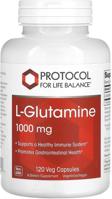 프로토콜포라이프밸런스 L-글루타민 1000mg 베지 캡슐, 120개입, 1개, 120정 - 쿠팡