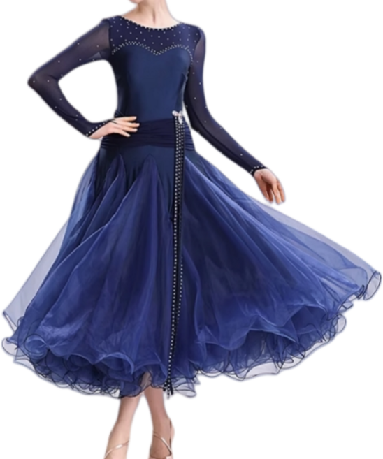 드레스댄스복 드레스댄스복 모던 왈츠 탱고 볼륨 사교 큰스윙H88