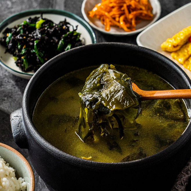 청년보따리 해담은 전복내장미역국 파우치, 4개, 300g