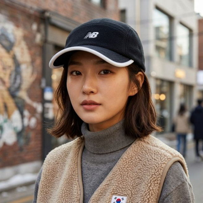 뉴발란스 NBGDGSA104 크래프트 클래식 마이크로 플리스 후리스 캠프캡 BLACK 19