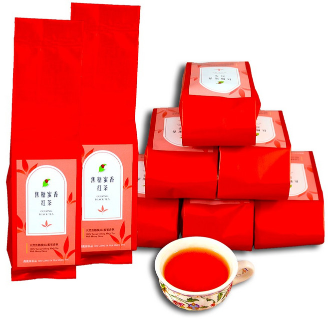 龍源茶品 焦糖蜜香紅茶 高山紅茶 微焙火 全發酵 SGS檢驗合格 天然焦糖味 無添加物, 30g, 1套, 8個裝