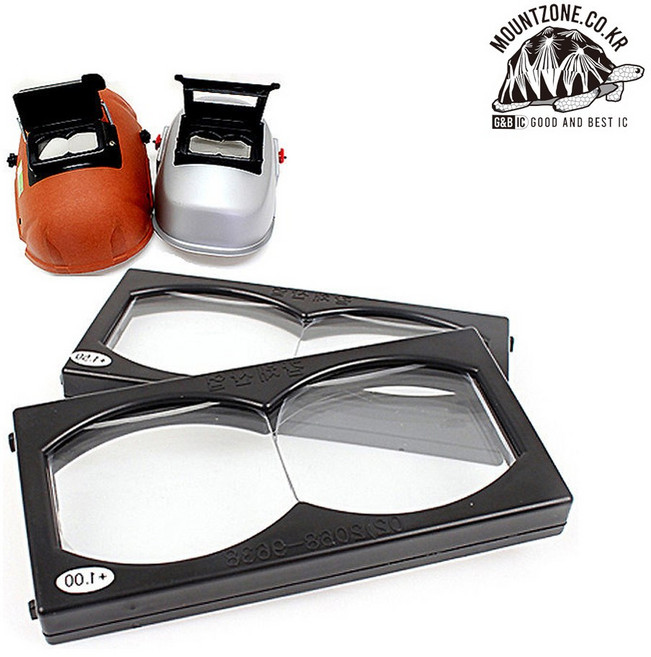 마운트존 (용접면용) 확대경 선명한시야확보(용접면은 포함되지않습니다.) 돗수 3.0, 1개