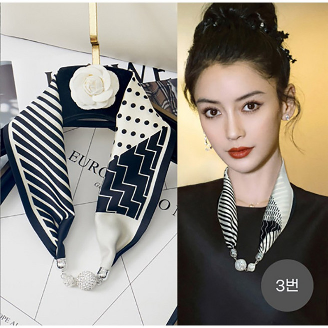 히트앤씨 3888 스카프 연예인 마그네틱 쁘띠 자석 예쁜