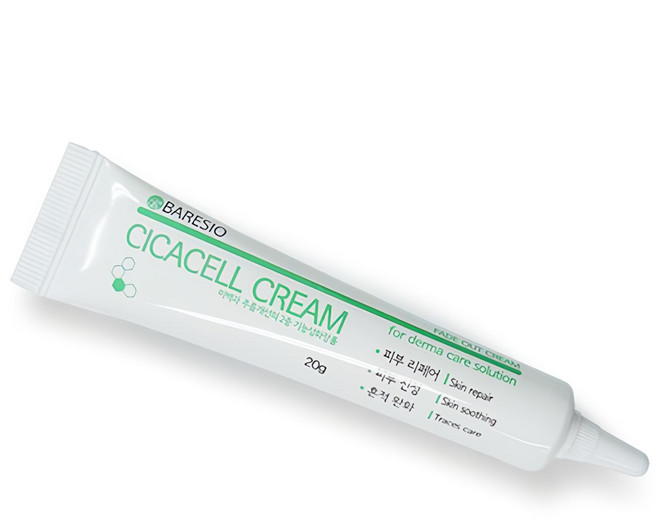시카셀 크림 보습 미백 수분 공급 피부과 다녀온 후 (레이저 점빼고 점뺀후) 진정 / 재생 종이 포장, 1개, 20g
