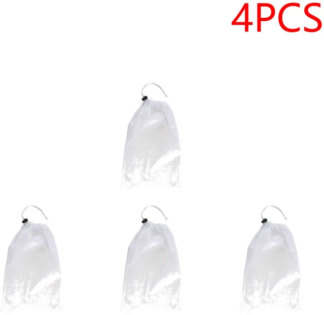 수영장 청소기 흡입 가방 미세 메쉬 풀 진공 OPP 플라스틱 분수 잎 1-10 개, 03 4 pcs