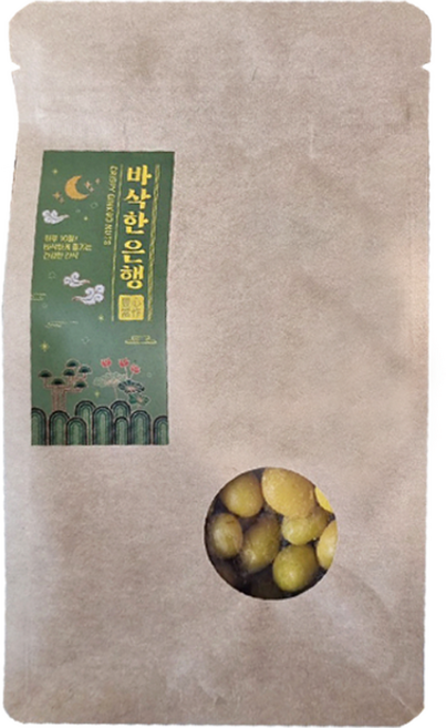 풍심당 바삭한 은행 하루 견과류 저당간식 회사 간식 건강간식, 1개