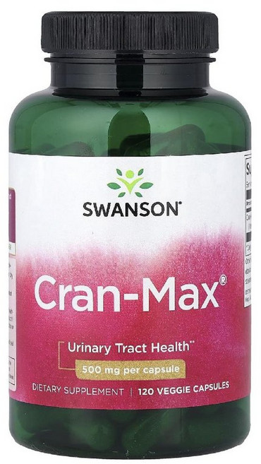 스완슨 크랜-맥스 500mg 베지 캡슐, 120정, 1개