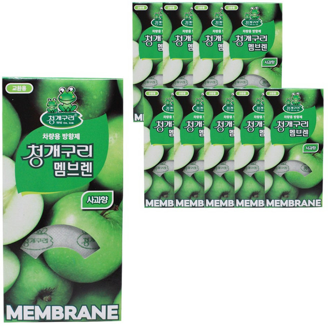 청개구리 멤브렌 10개입, 10개, 사과