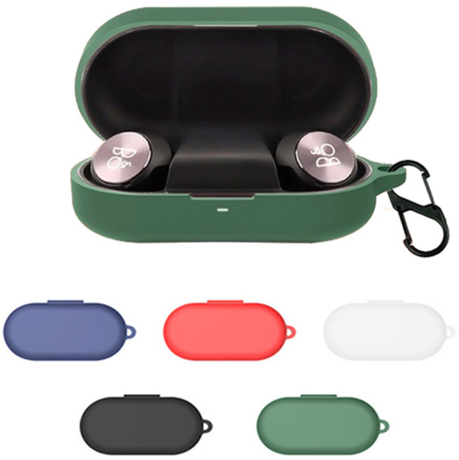 B&O 뱅앤올룹슨 Beoplay 베오플레이 EQ 이어폰 호환 슬림 실리콘 컬러 소프트 케이스 커버, 네이비, 1개