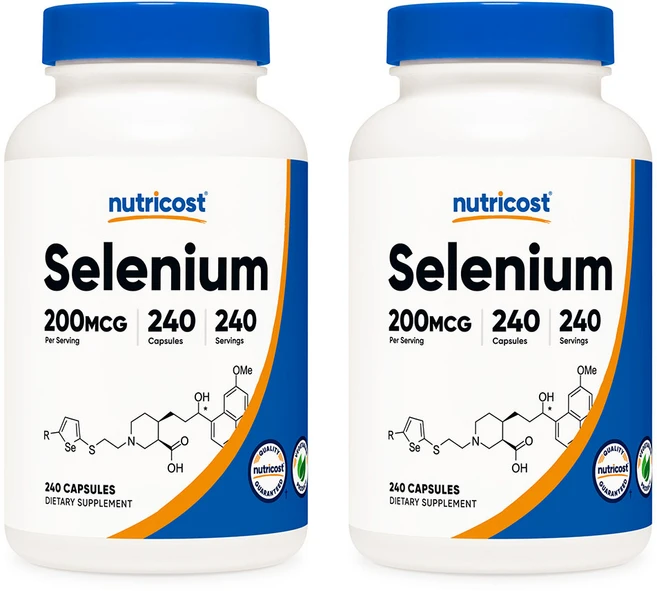 뉴트리코스트 셀레늄 200mcg 240캡슐 2병, 2개, 240정 - 쿠팡