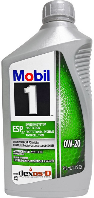 모빌1-ESP X2 0W-20 946ml, 1개, 1L, 0w20