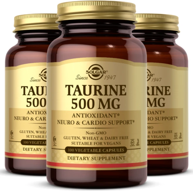 솔가 타우린 Taurine 500mg 100베지캡슐 3개, 100정 - 쿠팡